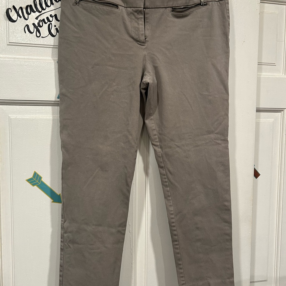 LOFT Taupe Capris